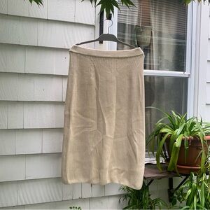 Everlane Organic Cotton Midi Skirt